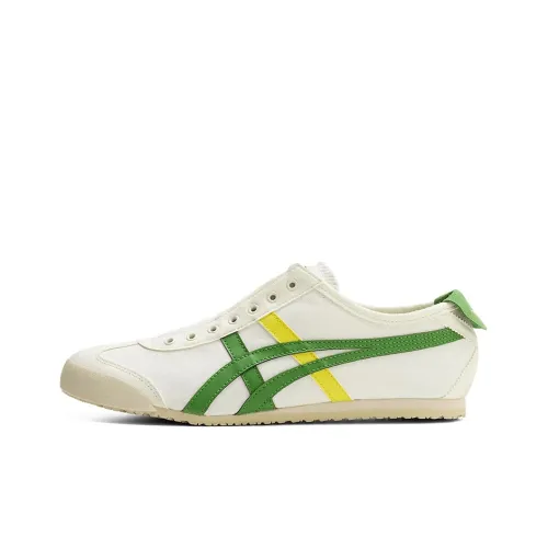 Onitsuka Tiger MEXICO 66 Running Shoes Unisex Low-Top White/Green