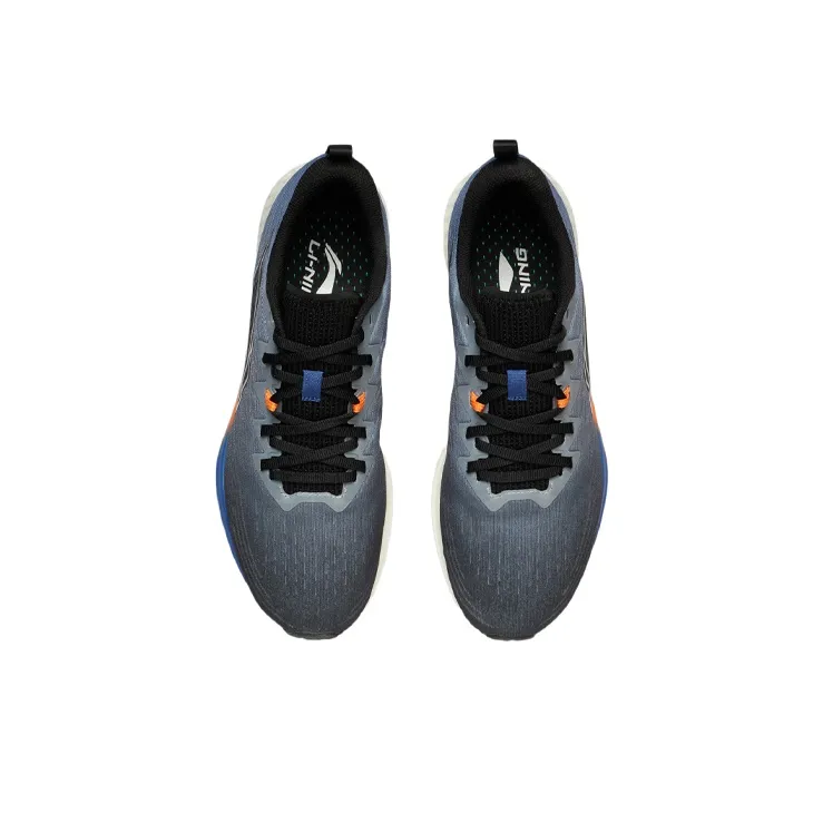 LINING Red Hare 4 Running Shoes Men Low Top Black/Cobalt Purple Blue-3