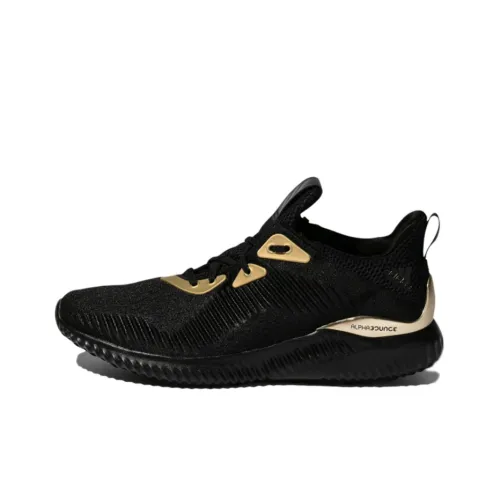 Adidas Alphabounce 1 Black Gold Metallic