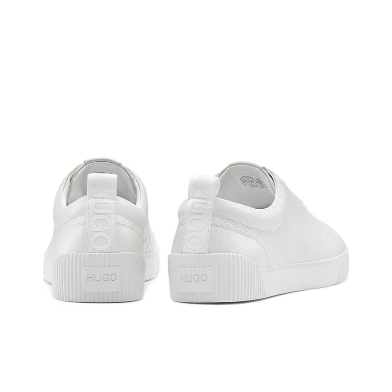 HUGO BOSS Low Top Stylish Skateboarding Shoes Men's White-2