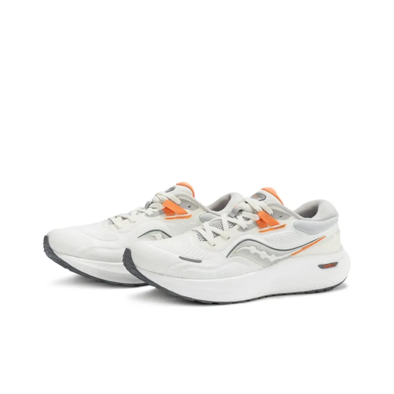 Saucony Surge 1 Cushioning Anti Slip And Wear Resistant Low Top Casual Running Shoes Men's White Orange-2