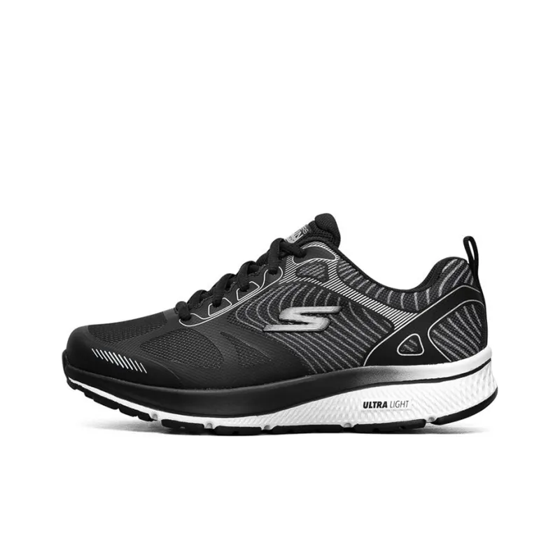 Skechers Go Run Consistent Low Top Sneakers Black Women's-0