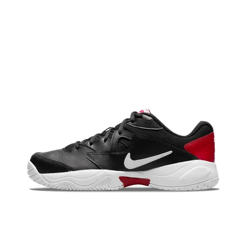 Nike Court Lite 2 Tennis Shoes Men Low-Top Black/Red