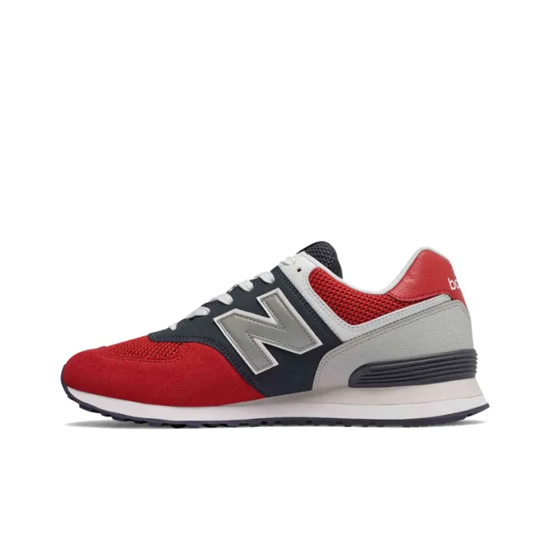New Balance 574 Pebbled Sport 'Team Red'-0