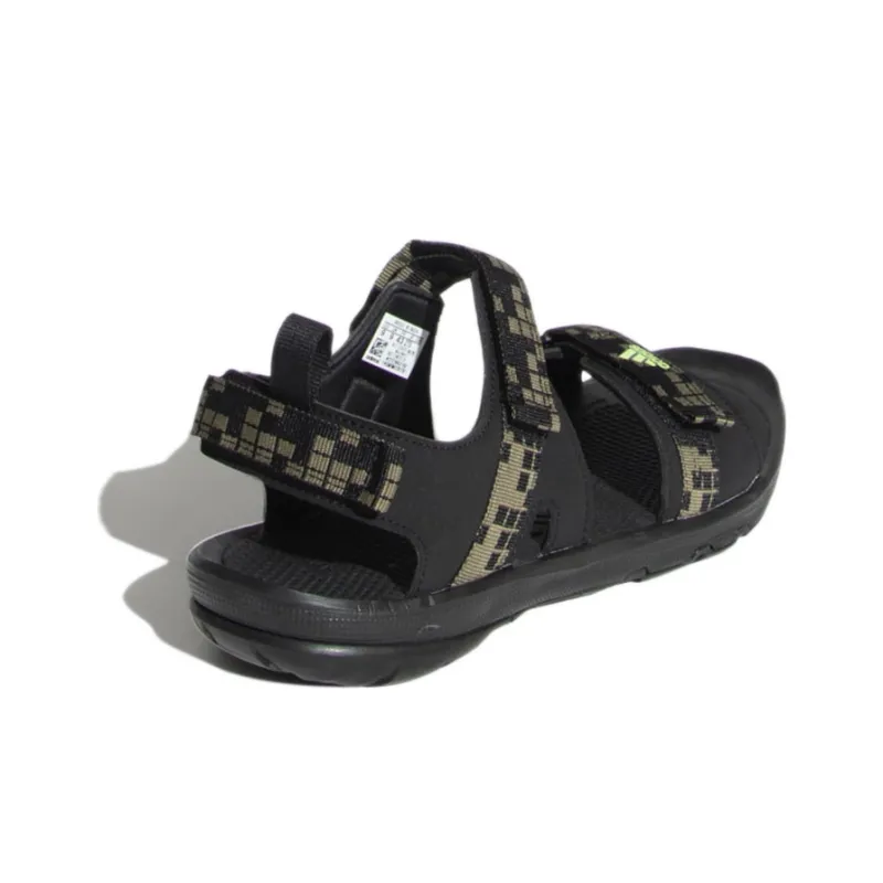 Adidas Beach Sandals Men Black/Army Green-3