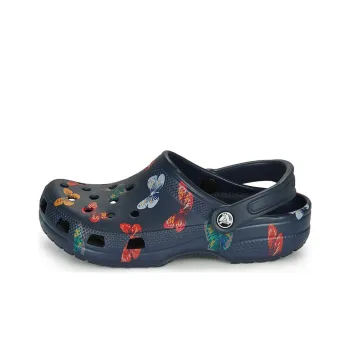 Crocs Classic Vacay Vibes Butterfly Clogs 'Navy Multi'