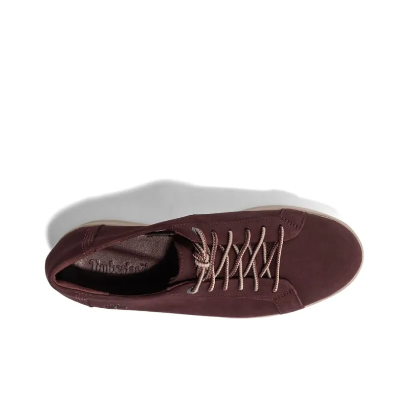 Timberland Berlin Park Running Shoes Women's Low Top Burgundy/White-4