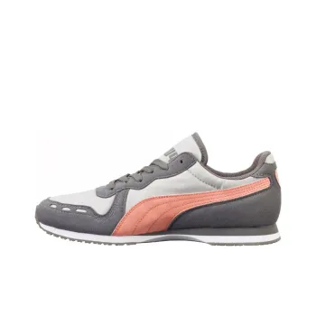 PUMA Cabana Racer Cushioning Anti-Slip Wear-Resistant Breathability Low-Top Slip-Resistant Men's Gray Orange