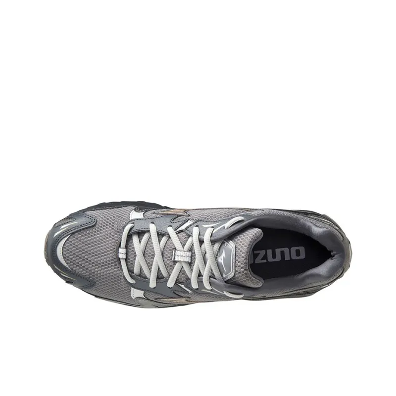 Mizuno Wave Rider 10 Slip-Resistant Low-Top Running Shoes Unisex Black Gray-2