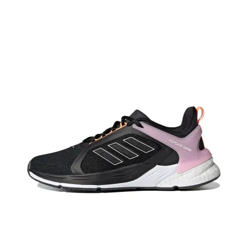 Adidas Response Super 2.0 Running Shoes Women's Low-Top Black/Pink