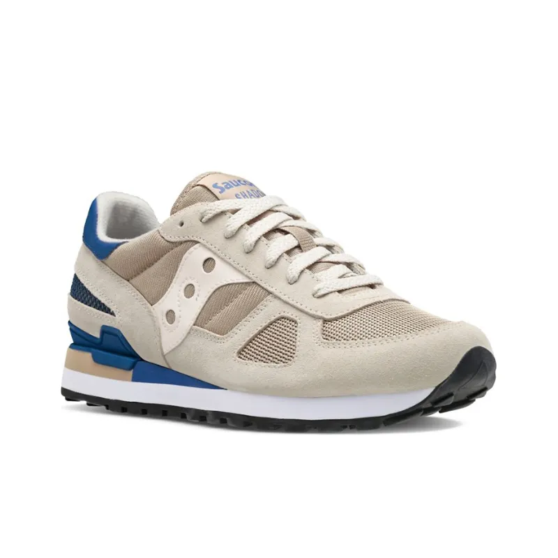 Saucony Shadow Shadow Original Low-Top Running Shoes Men's Khaki Blue Standard M-2