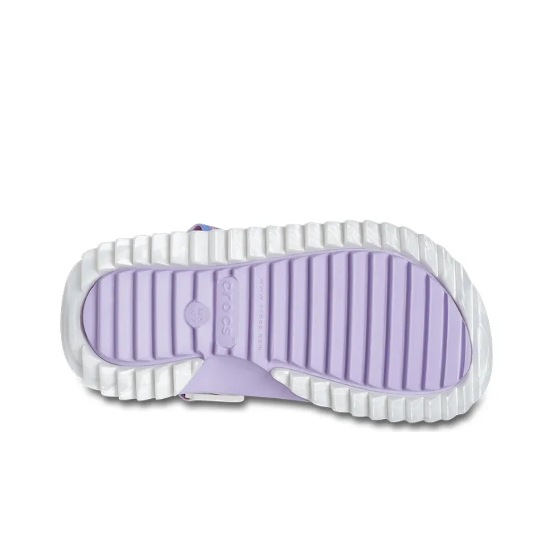 Crocs Classic Casual Unisex White Purple Sandals 'White Purple'-6