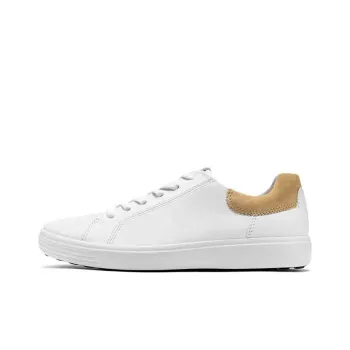 Ecco Soft Cool Size 7 Collection Stylish Skateboarding Shoes Men's White