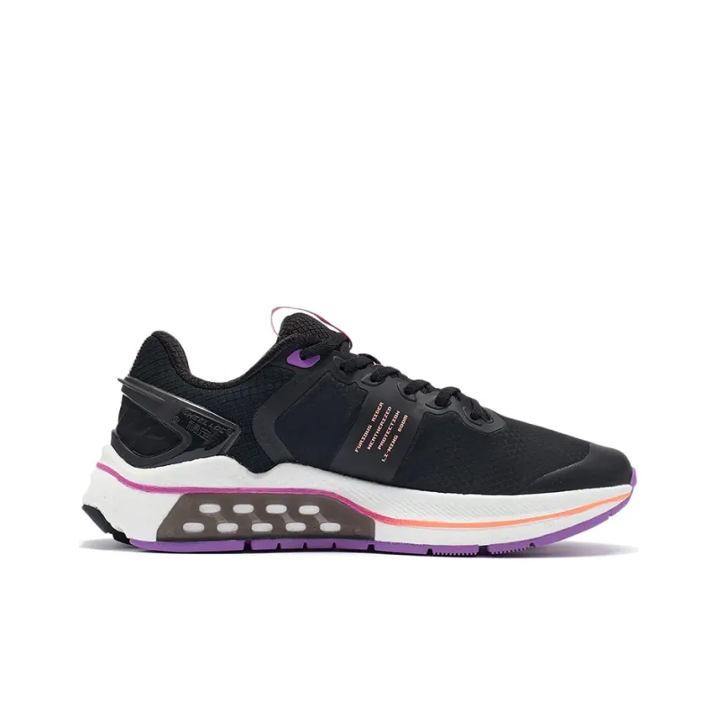 LiNing Furious Rider 5.0 Anti Slip And Wear Resistant Lightweight Low Top Running Shoes Black Pink Purple-1