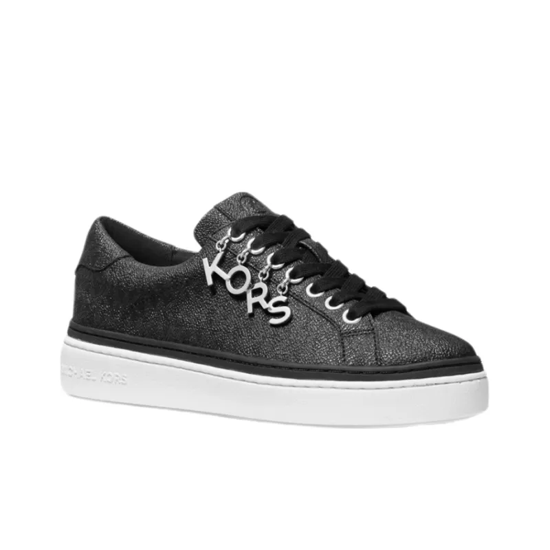 MICHAEL KORS Chapman Low Top Stylish Skateboarding Shoes Women's Black-1