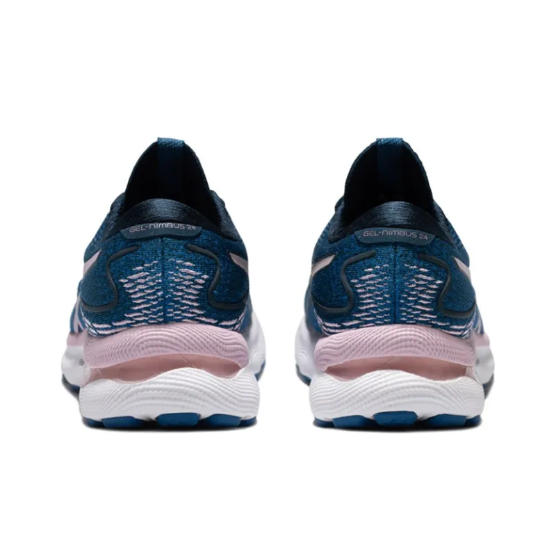 Asics Gel Nimbus 24 Wide 'French Blue Barely Rose' Women's-2