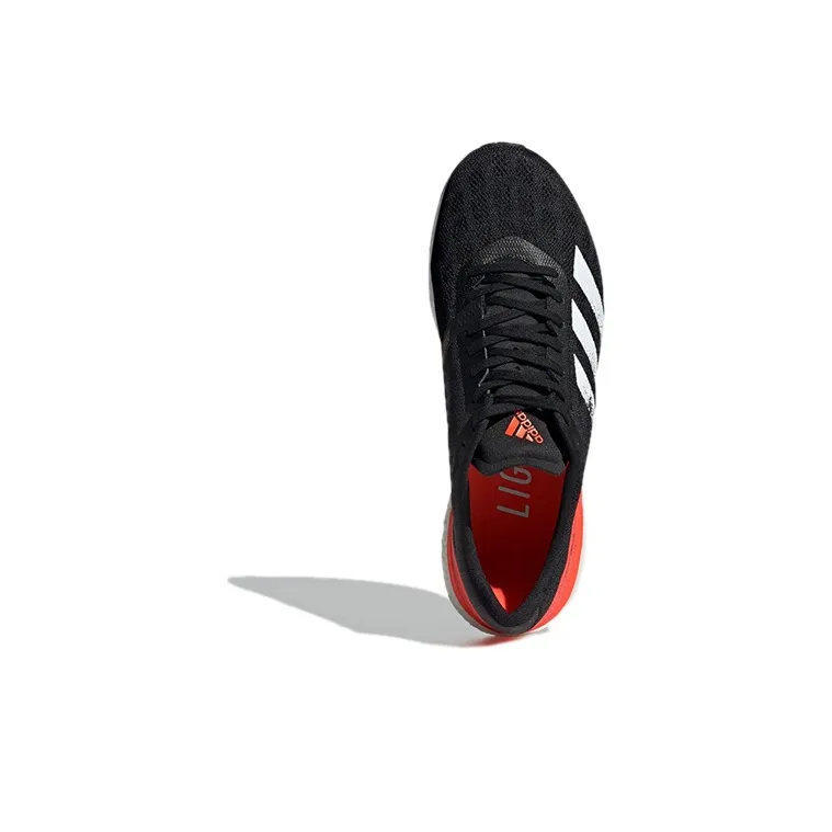 Adidas Adizero Boston 9 Durable Breathable Low-Top Training Running Shoes Men's Black-4