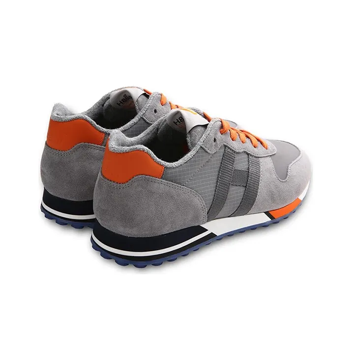 HOGAN H383 Casual Shoes Men Low-Top Gray-3
