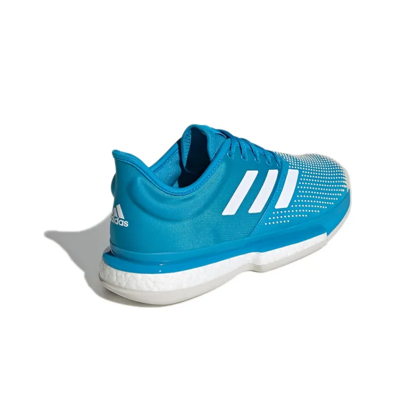 Adidas Solecourt Boost Clay Court 'Shock Cyan'-3