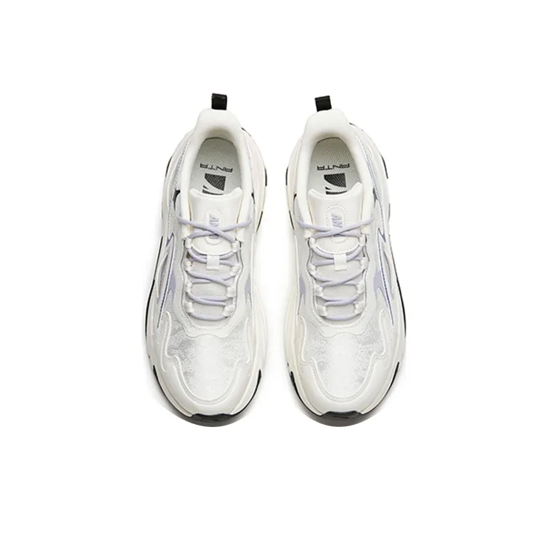 Anta Running Collection Bunny 4.0 Cushioning Low-Top Running Shoes Women's White-3