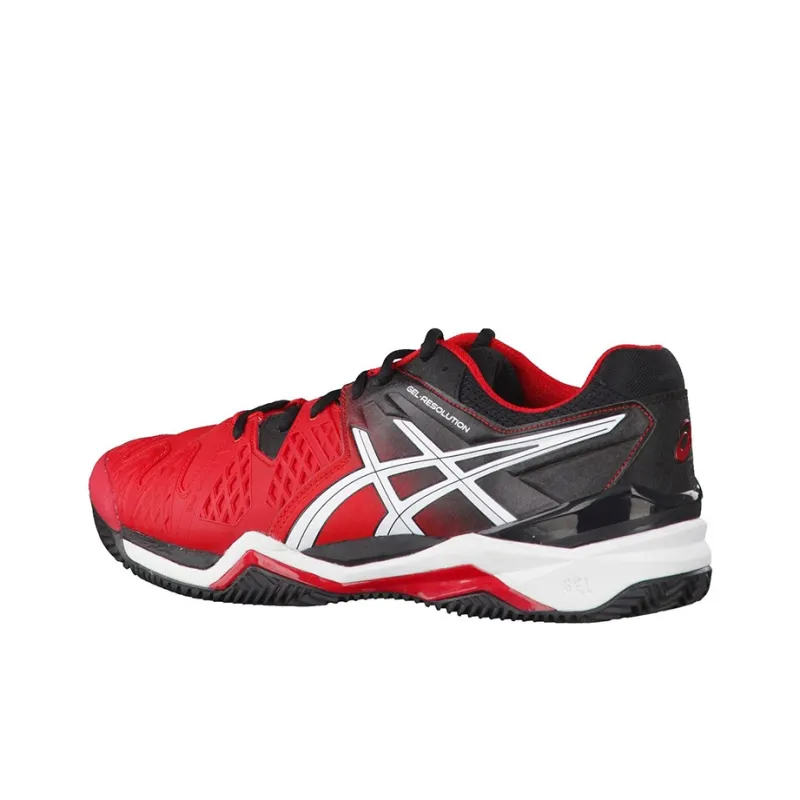 Asics Gel-Resolution 6 Running Shoes Men Low-Top Red/Black-3