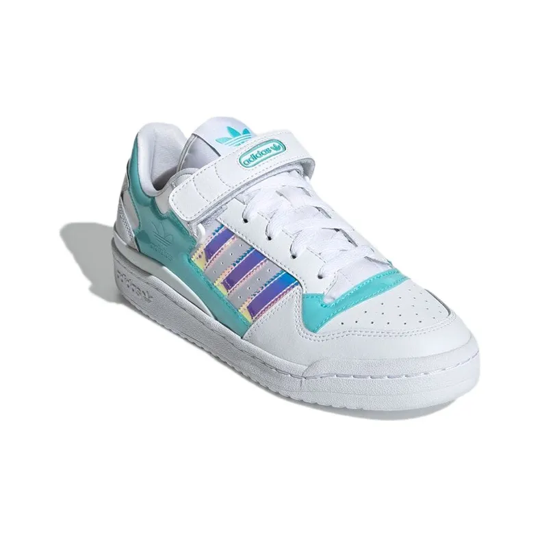 Adidas Forum Low Cloud White Pulse Aqua-2