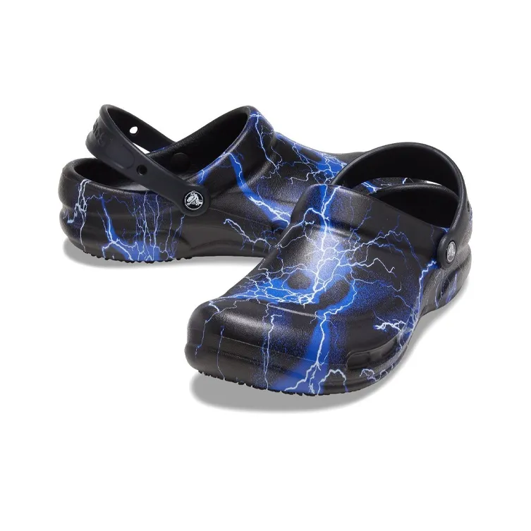 Crocs Bistro Clog Black Lightning Bolts-3