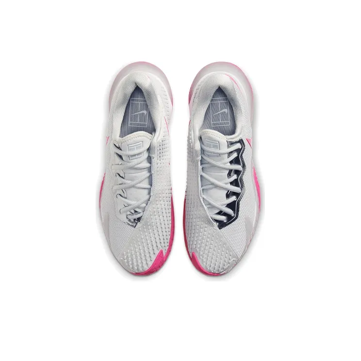 Nike Court Air Zoom Vapor Cage 4 'Grey Pink' Women's-3