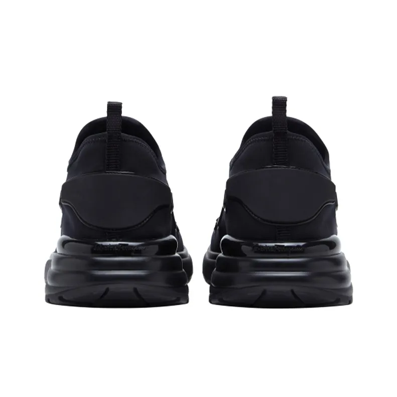 FERRAGAMO Shock Absorbers Slip Resistant, Abrasion Resistant, Lightweight Low Top Sports Casual Shoes Men's Black-4