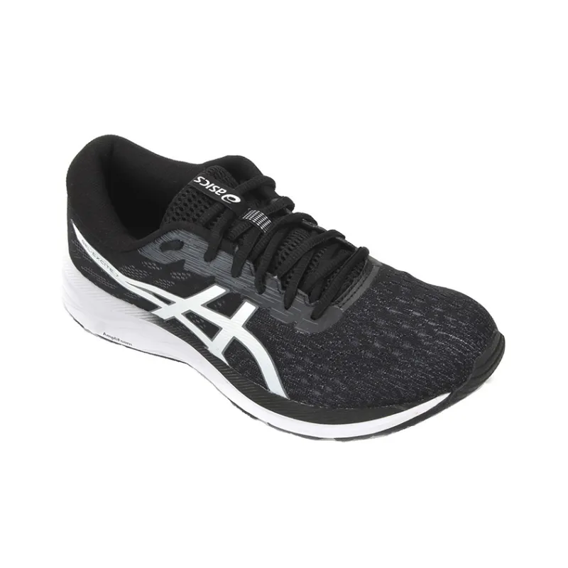 Asics Gel-Excite 7 Breathable Low-Top Running Shoes Men's Black White-2