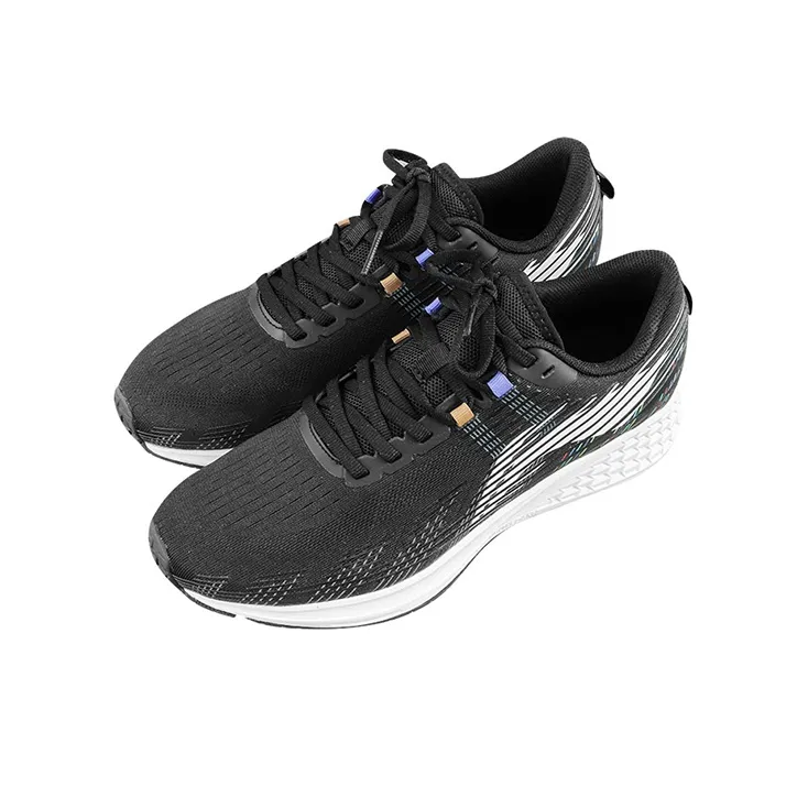 LiNing Red Hare 4 Cushioning Anti Slip Wear Resistant Breathability Low Top Casual Shoes Men's Black-2