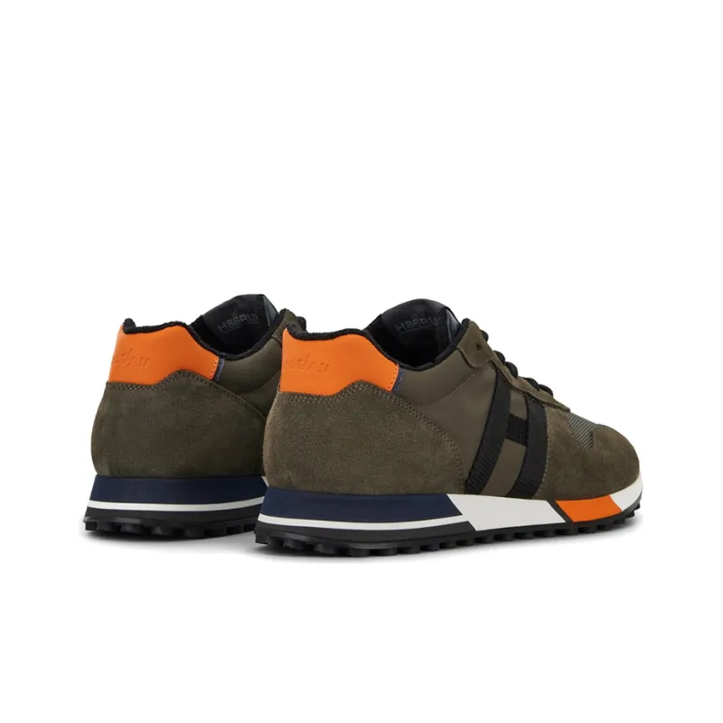 HOGAN H383 Wear-Resistant Low-Top Casual Shoes Men's Green-4