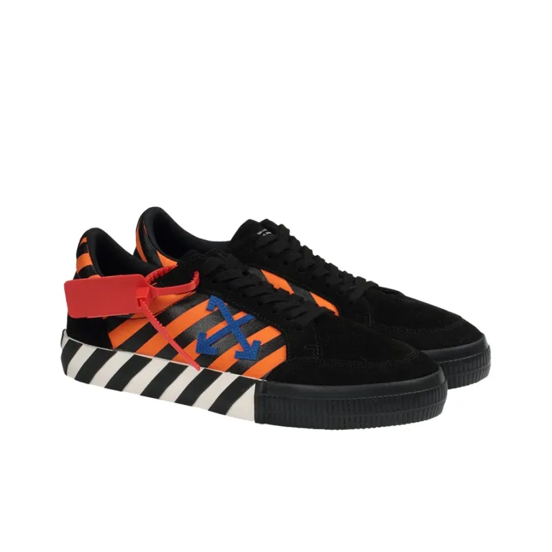 OFF WHITE Low Vulc Black Orange-2