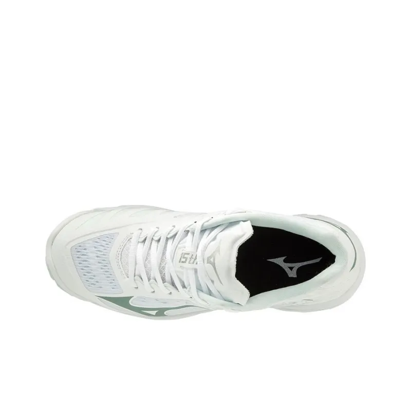 Mizuno Wave Lightning Z5 Running Shoes Unisex Low Top White/Green-2