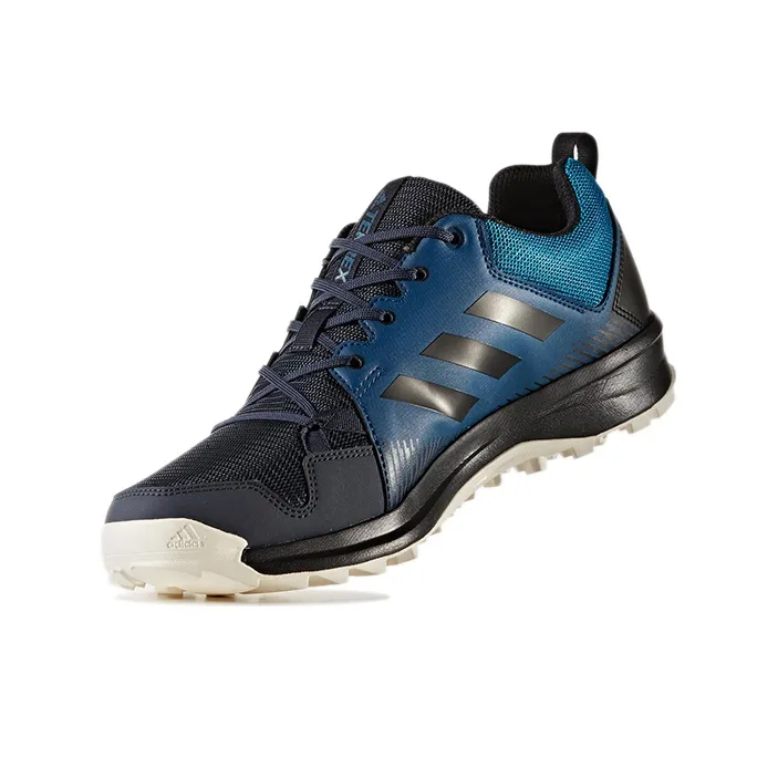Adidas Terrex Tracerocker Wear-Resistant Low-Top Trekking Shoes Men's Blue Black-1