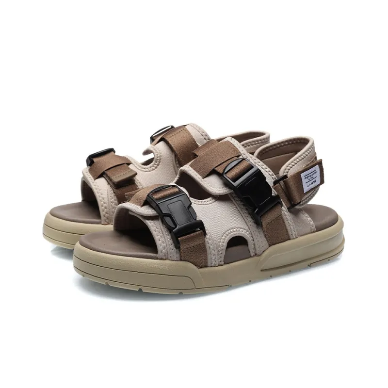 LiNing Coca Sports Sandals Beige Khaki-2