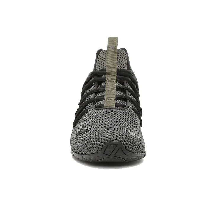 PUMA Axelion Running Shoes Men Low Top Army Green-2