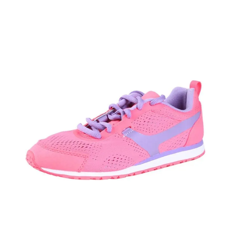 LINING Running Shoes Women's Low-Top Neon Pink/Violin Purple/White-2