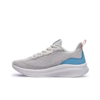Erke Extreme Wind Lightweight Low Top Sports Casual Shoes Women's White Blue