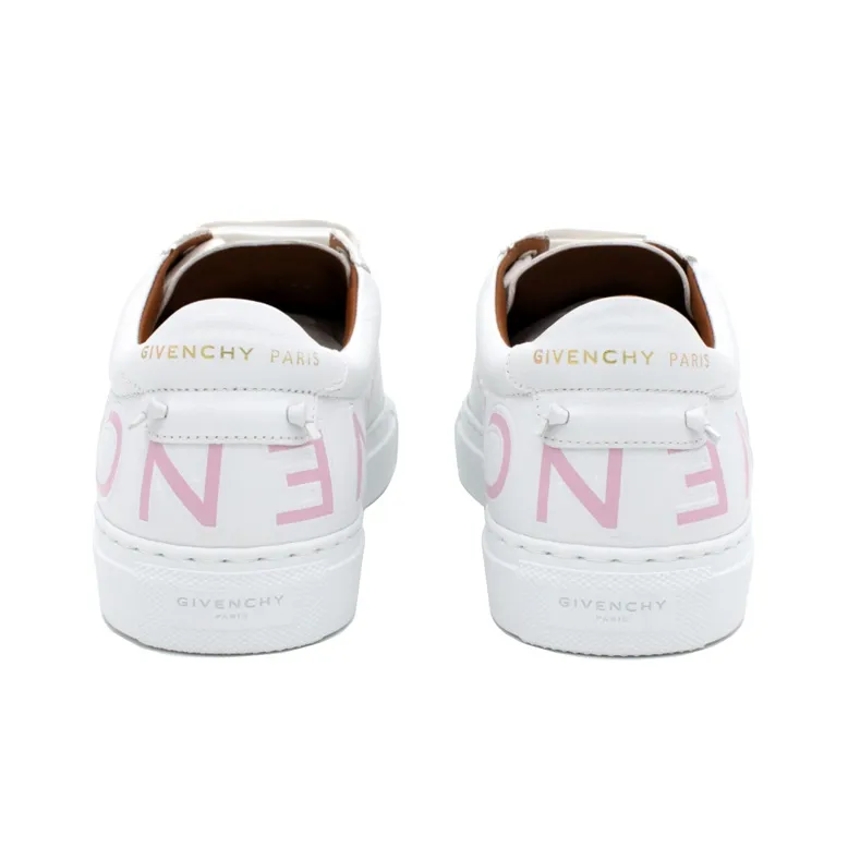 Givenchy Low Top Skateboard Shoes Women's White Pink-5
