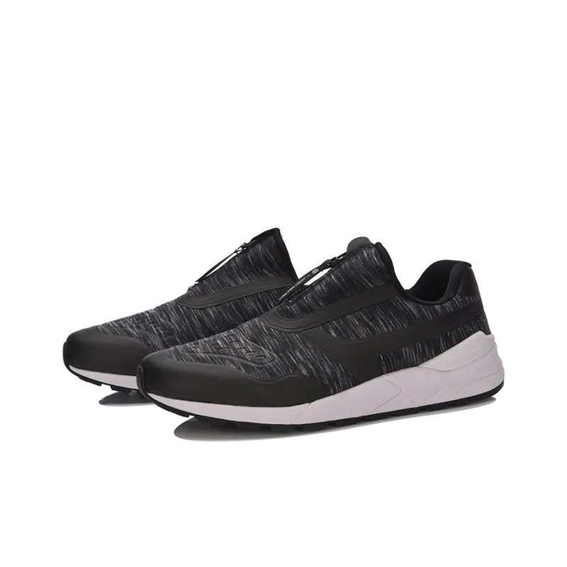 LiNing 2000 Techpack Cushioned Anti-Slip Wear-Resistant Breathable Lightweight Low-Top Running Shoes Unisex Black White-2