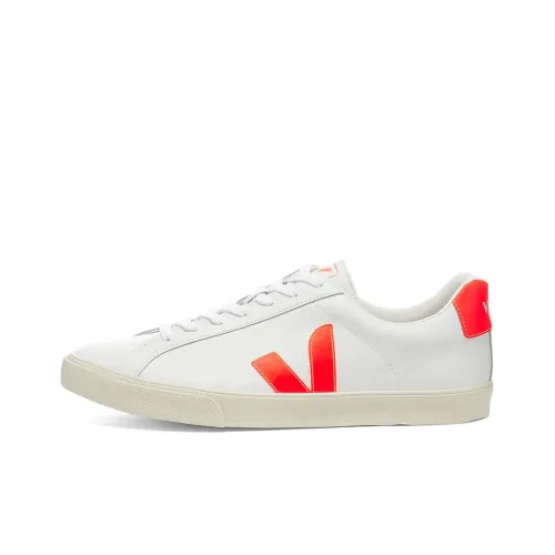 VEJA Esplar Low-Top Sneakers White/Orange Unisex