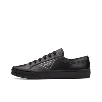 PRADA Cassetta Wheel Leather Low 'Black'