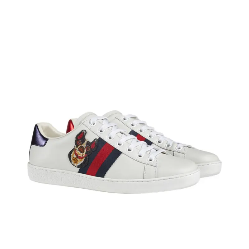 GUCCI Women's Ace 'Year Of The Dog White' Women's-2