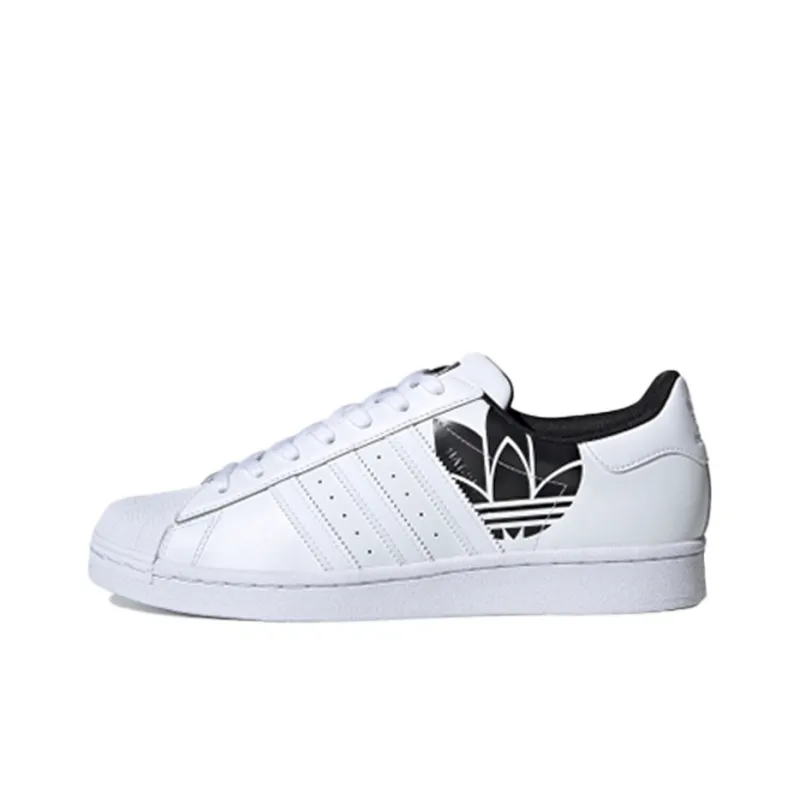 Adidas Superstar White Black Trefoil-0