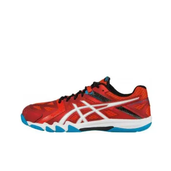 Asics Gel-Court Anti-Slip And Wear-Resistant Breathable Low-Top Running Shoes Men's Red Blue