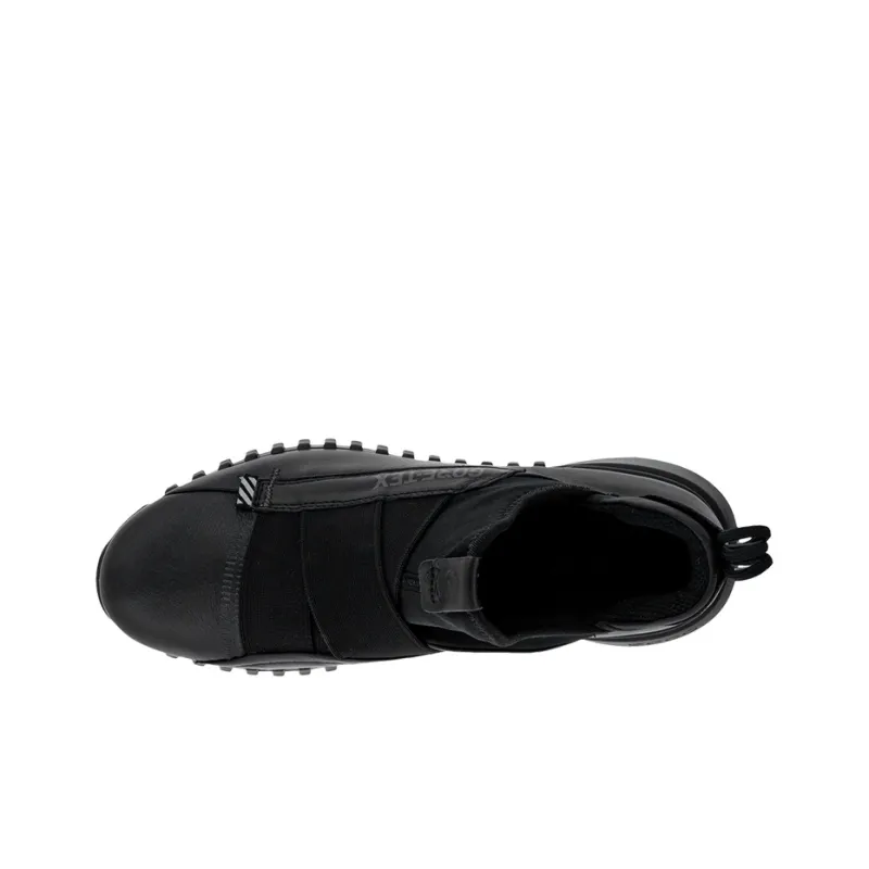 Ecco Zipfle Water-Resistant Mid-Top Running Shoes Women's Black-2
