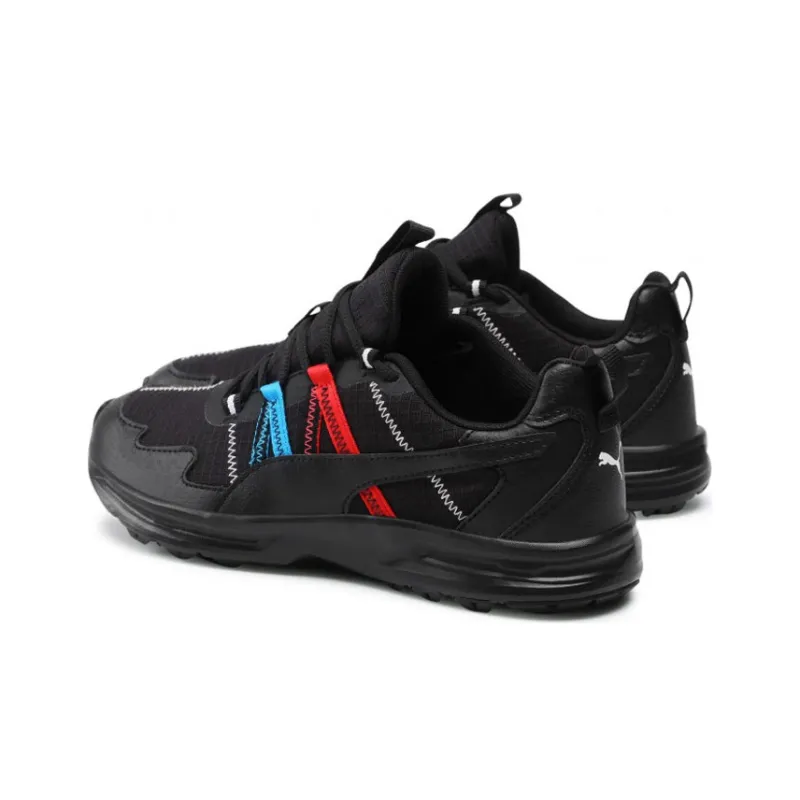 PUMA Escalate Cushioning Wear-Resistant Mid-Top Running Shoes Men's Black Blue Red-2