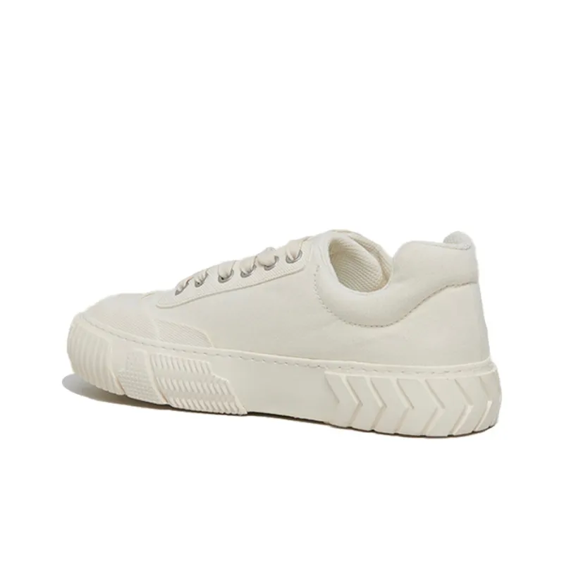 Both Broken C Low Top Casual Skateboard Shoes Women's White-4