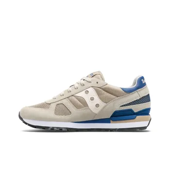Saucony Shadow Shadow Original Low-Top Running Shoes Men's Khaki Blue Standard M